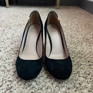 Tory Burch Suede Block Heels